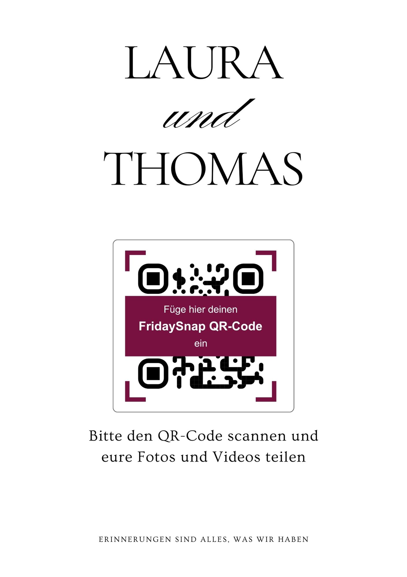 QR-Code Template 1 black and white